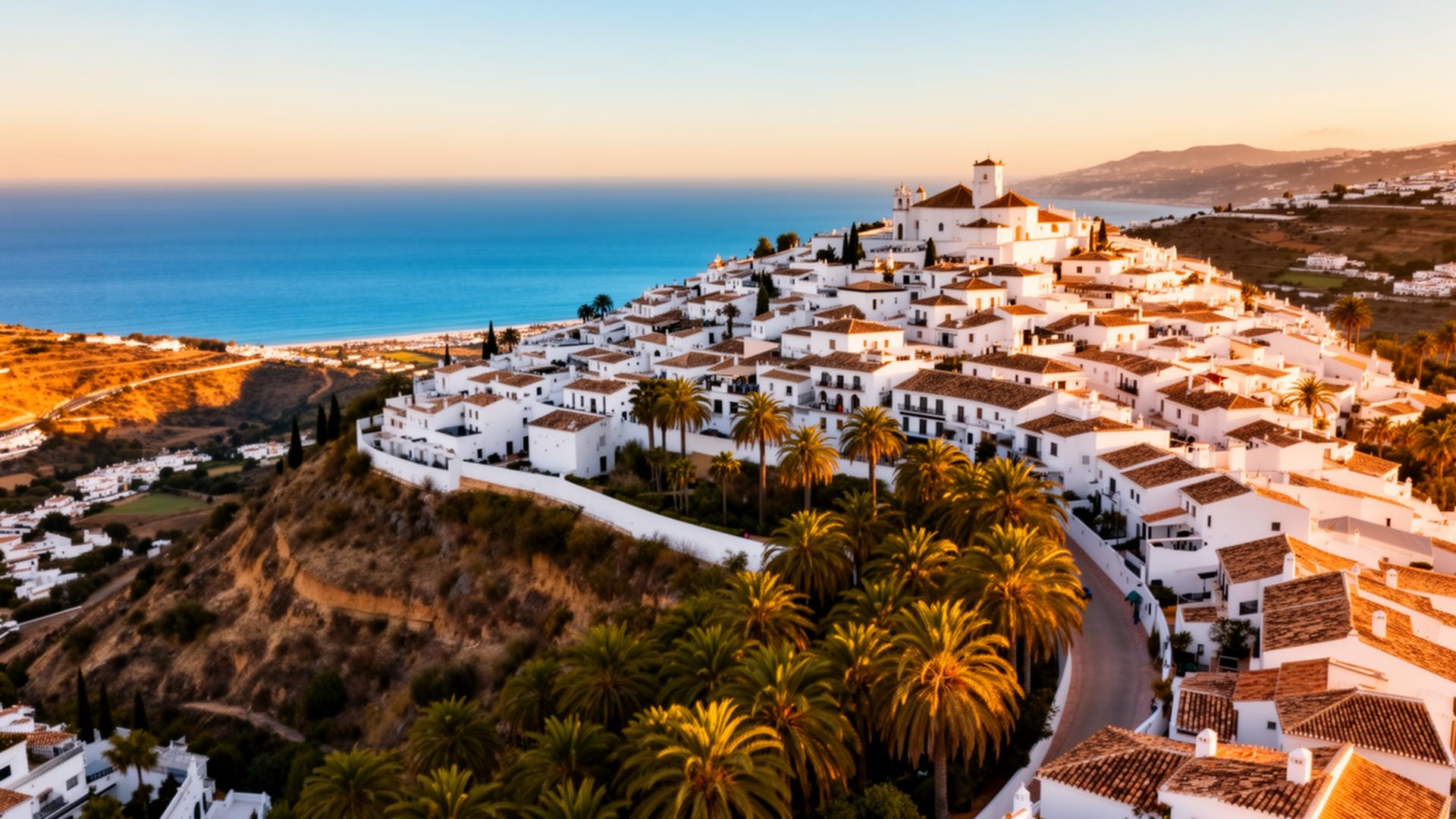 Mijas Pueblo overlooking the Mediterranean