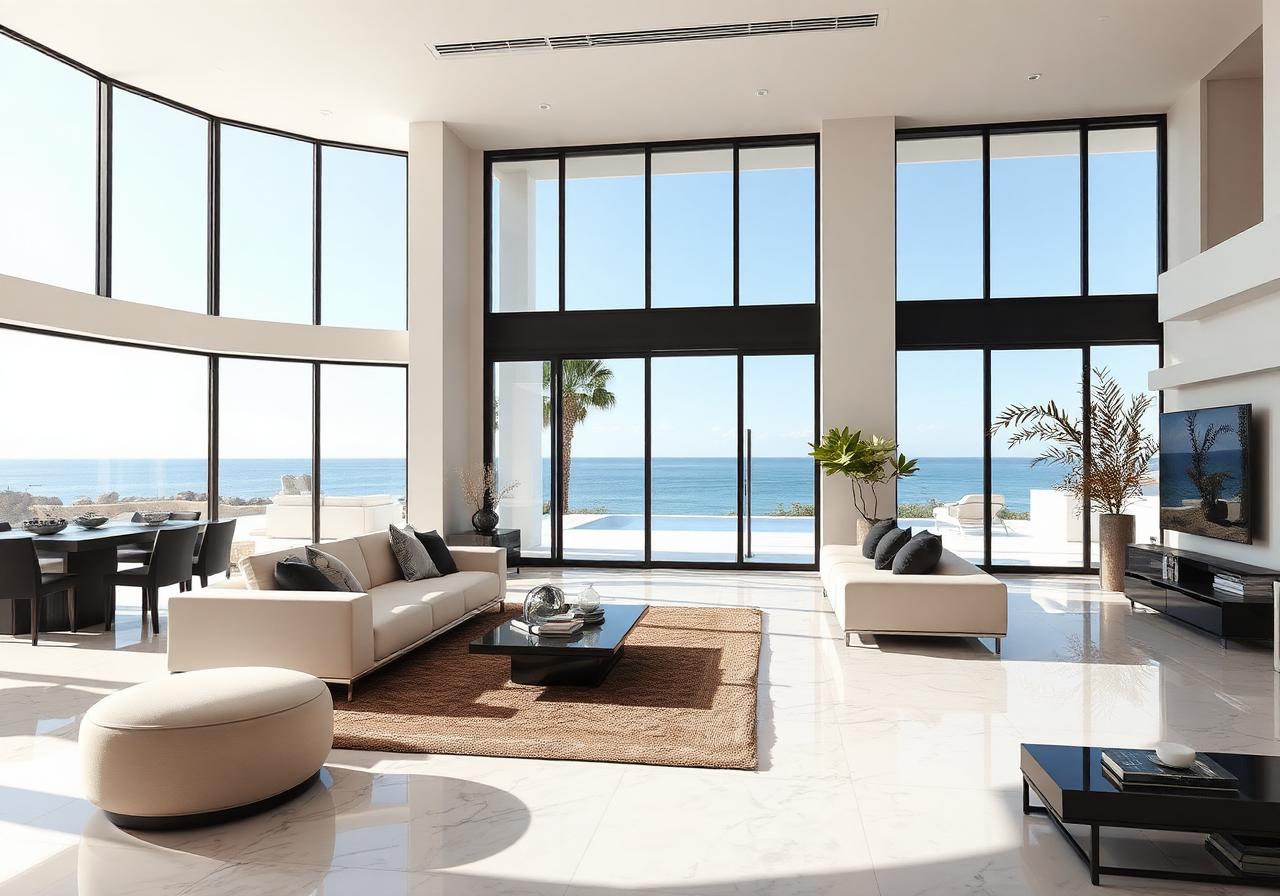Luxury Spanish villa interior